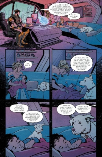 Buchcover und Innenansicht für das Buch: Krypto: The Last Dog of Krypton #1-#5