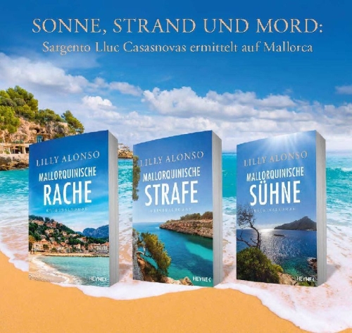 Buchcover und Innenansicht für das Buch: Mallorquinische Sühne