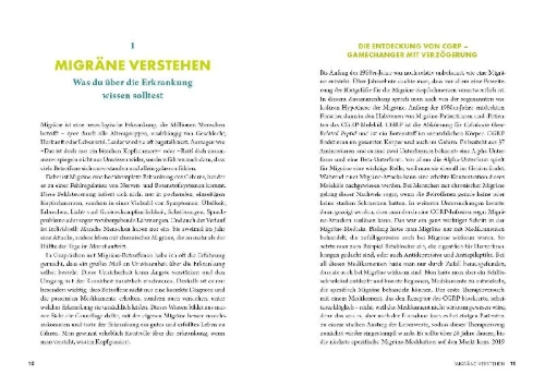 Buchcover und Innenansicht für das Buch: Migräne Doc