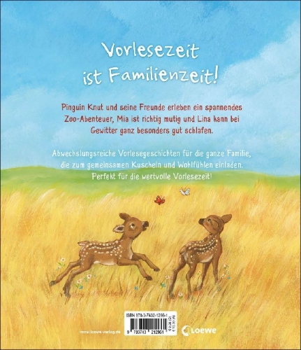 Buchcover und Innenansicht für das Buch: Zeit zum Vorlesen, Zeit zum Kuscheln - Die schönsten Vorlesegeschichten zum Wohlfühlen