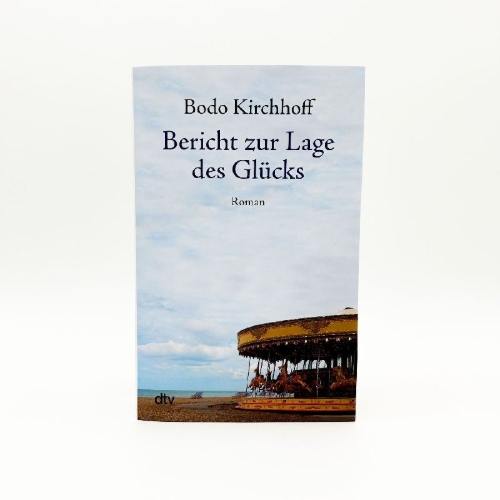 Buchcover und Innenansicht für das Buch: Bericht zur Lage des Glücks