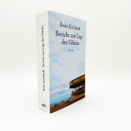 Buchcover und Innenansicht für das Buch: Bericht zur Lage des Glücks