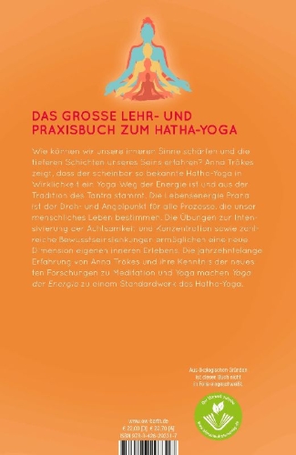 Buchcover und Innenansicht für das Buch: Yoga der Energie