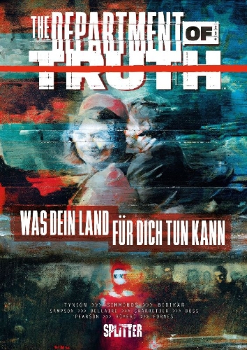 Buchcover und Innenansicht für das Buch: The Department of Truth Vol. 05