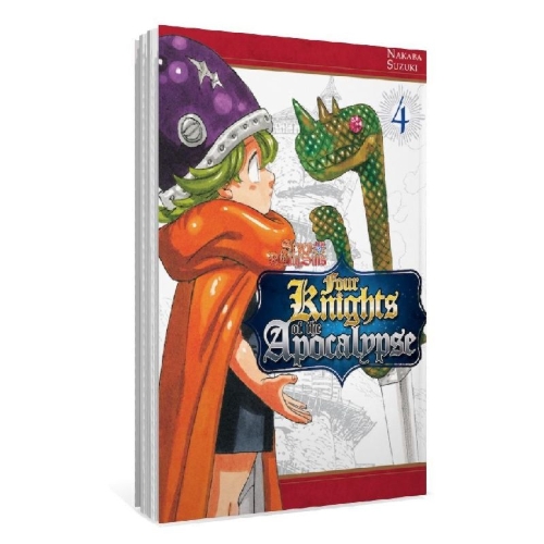 Buchcover und Innenansicht für das Buch: Mokushiroku no yonkishi