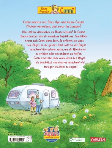 Buchcover und Innenansicht für das Buch: Conni-Bilderbücher: Conni traut sich was