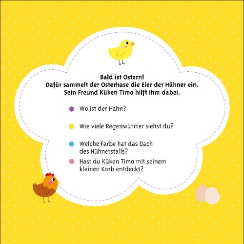Buchcover und Innenansicht für das Buch: Mes dessins magiques - Paques