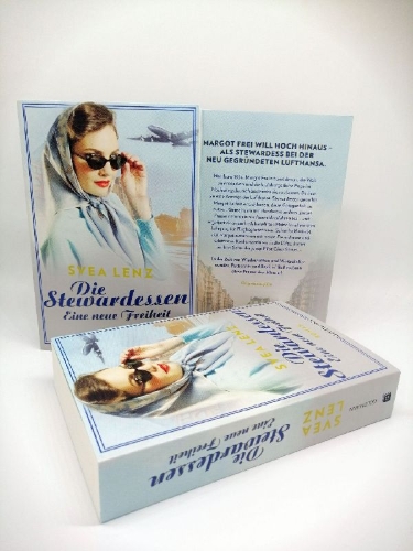 Buchcover und Innenansicht für das Buch: Die Stewardessen. Eine neue Freiheit