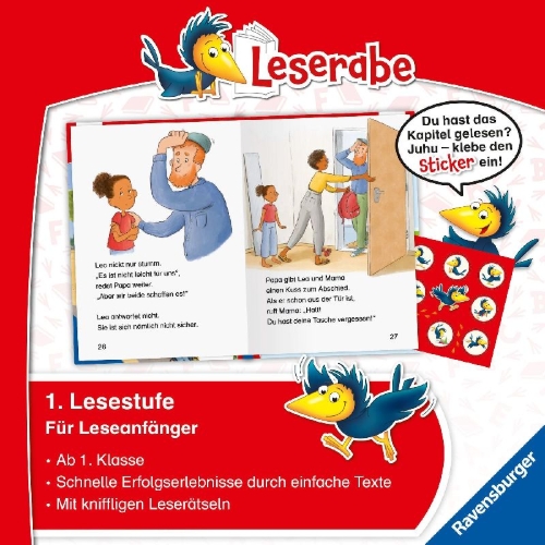 Buchcover und Innenansicht für das Buch: Leserabe 1. Lesestufe - Lea, die Neue in der Klasse