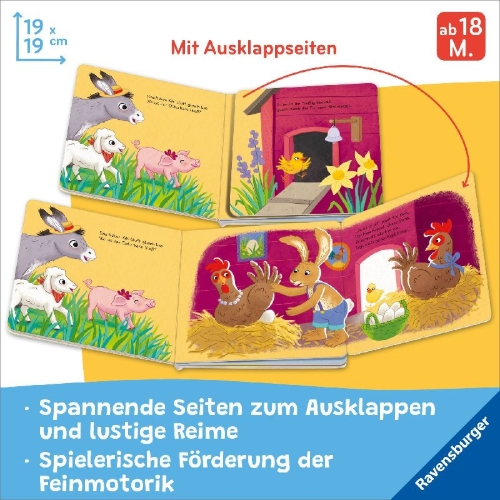 Buchcover und Innenansicht für das Buch: Nanu, was macht der Osterhase?