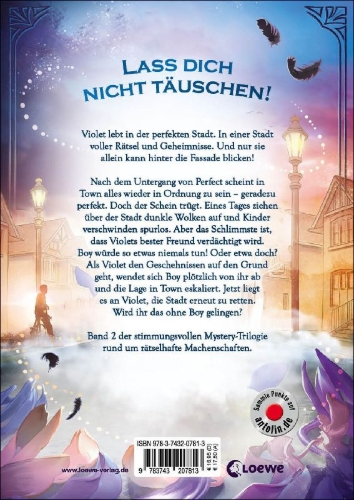 Buchcover und Innenansicht für das Buch: The Trouble With Perfect - There's somebody watching you