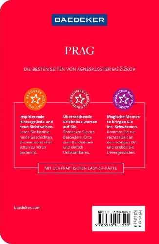 Buchcover und Innenansicht für das Buch: Baedeker Reiseführer Prag