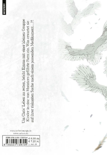 Buchcover und Innenansicht für das Buch: Yakusoku no Neverland
