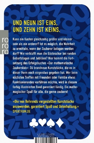 Buchcover und Innenansicht für das Buch: Der große mathematische Zauberstab