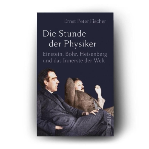 Buchcover und Innenansicht für das Buch: Die Stunde der Physiker