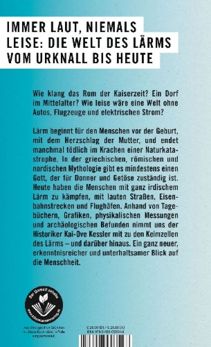 Buchcover und Innenansicht für das Buch: Die Welt ist laut