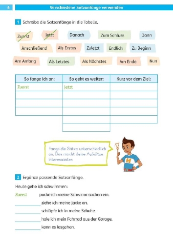 Buchcover und Innenansicht für das Buch: Klett Die Deutsch-Helden Aufsatz 3. Klasse