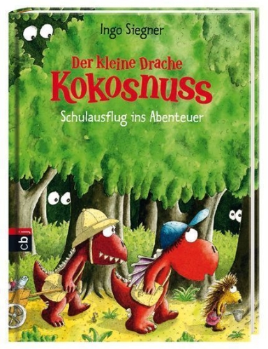 Buchcover und Innenansicht für das Buch: Der kleine Drache Kokosnuss 19 - Schulausflug ins Abenteuer