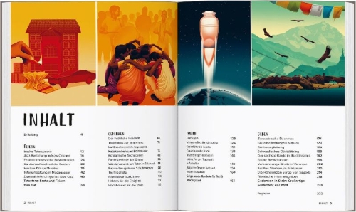 Buchcover und Innenansicht für das Buch: LONELY PLANET Bildband Guide to Death
