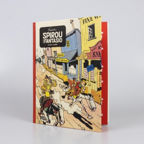 Buchcover und Innenansicht für das Buch: Spirou et Fantasio - L´intégrale 1 - Les débuts d´un dessinateur