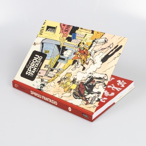 Buchcover und Innenansicht für das Buch: Spirou et Fantasio - L´intégrale 1 - Les débuts d´un dessinateur