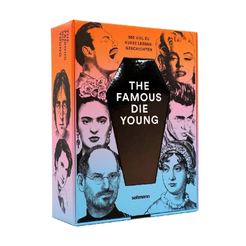 Buchcover und Innenansicht für das Buch: The Famous Die Young
