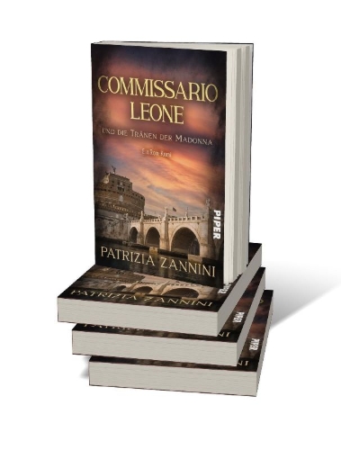 Buchcover und Innenansicht für das Buch: Commissario Leone und die Tränen der Madonna