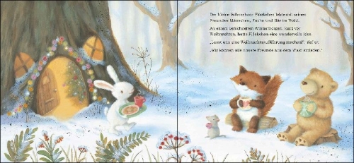 Buchcover und Innenansicht für das Buch: Snow Bunny's Christmas Show