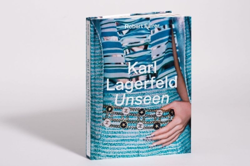 Buchcover und Innenansicht für das Buch: KARL LAGERFELD UNSEEN: THE CHANEL YEARS