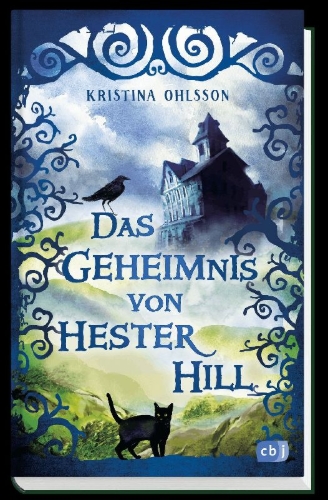 Buchcover und Innenansicht für das Buch: Mysteriet pa Hester Hill
