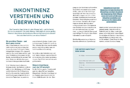 Buchcover und Innenansicht für das Buch: Prostatakrebs - Dein Wegweiser zur richtigen Behandlung