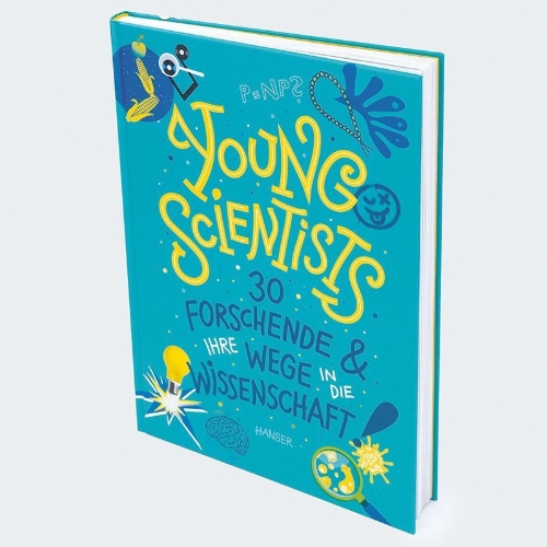 Buchcover und Innenansicht für das Buch: Young Scientists