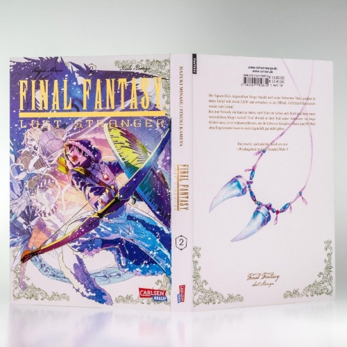 Buchcover und Innenansicht für das Buch: Final Fantasy Lost Stranger