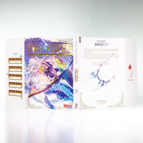 Buchcover und Innenansicht für das Buch: Final Fantasy Lost Stranger