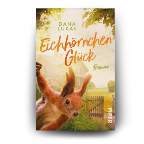 Buchcover und Innenansicht für das Buch: Eichhörnchenglück