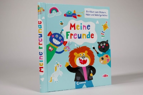 Buchcover und Innenansicht für das Buch: Meine Freunde