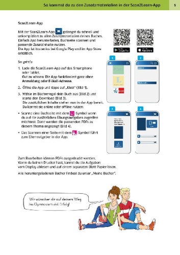 Buchcover und Innenansicht für das Buch: Klett Sicher ins Gymnasium Mathematik  4. Klasse