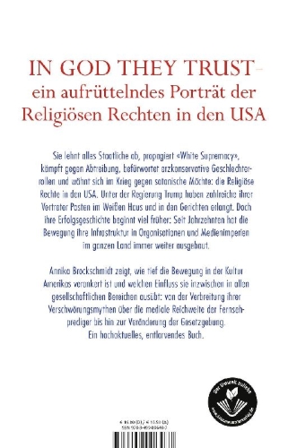 Buchcover und Innenansicht für das Buch: Amerikas Gotteskrieger