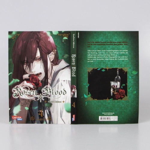 Buchcover und Innenansicht für das Buch: Rosen Blood