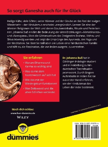 Buchcover und Innenansicht für das Buch: Hinduismus für Dummies