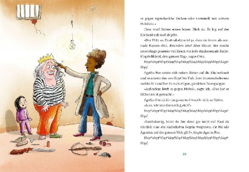 Buchcover und Innenansicht für das Buch: LISBET OCH SAMBAKUNGEN