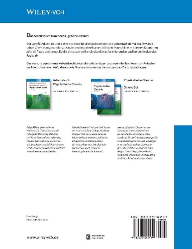 Buchcover und Innenansicht für das Buch: Arbeitsbuch Physikalische Chemie