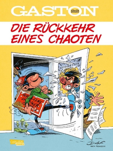 Buchcover und Innenansicht für das Buch: Gaston Tome 22 - Le retour de Lagaffe