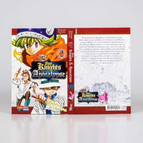 Buchcover und Innenansicht für das Buch: Mokushiroku no yonkishi