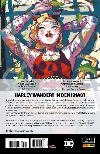 Buchcover und Innenansicht für das Buch: Harley Quinn