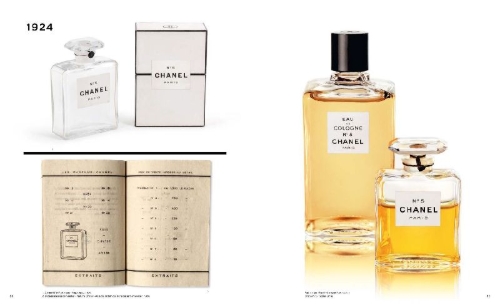 Buchcover und Innenansicht für das Buch: Chanel N° 5