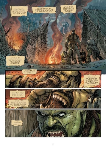 Buchcover und Innenansicht für das Buch: Orks & Goblins. Band 16