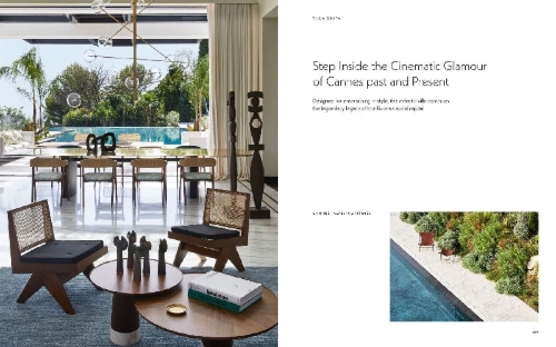 Buchcover und Innenansicht für das Buch: Côte d'Azur Living