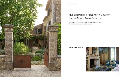 Buchcover und Innenansicht für das Buch: Côte d'Azur Living