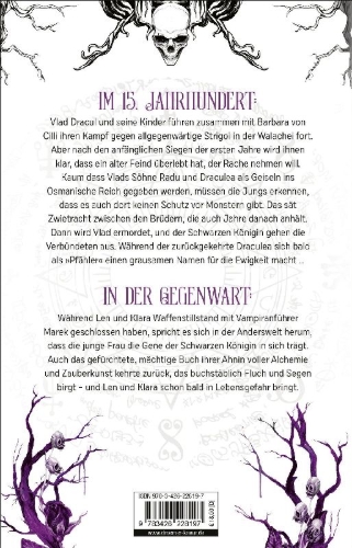 Buchcover und Innenansicht für das Buch: Die Schwarze Königin II